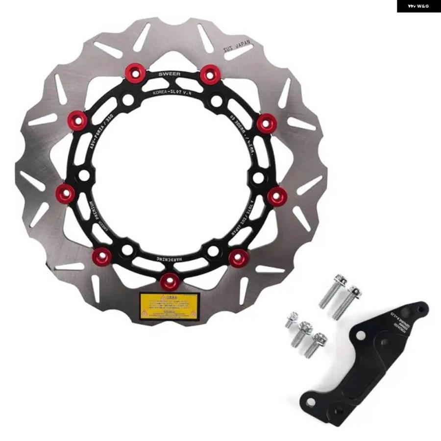 並行輸入品バイク ブレーキディスク 300MM フローティングディスクローターブレーキ キャリパー コネクタキット ホンダ FORZA350 アクセサリー_11