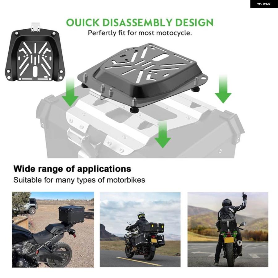 並行輸入品 バイクテール ボックス トランク 55L トップテール リアラゲッジ ツールケース BMW R1200GS R1250GS F850GS 1200 GSの画像