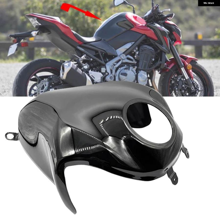 並行輸入品 Z-900 カーボン 燃料タンクカバー フェアリング KAWASAKI 2017-2025 Z900 オートバイ 燃料タンクトップ フェアリング_4