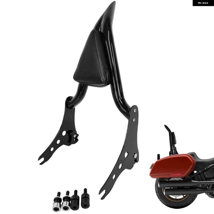 並行輸入品 バイクリアバックレスト シーシーバー ハーレー ソフテイル 