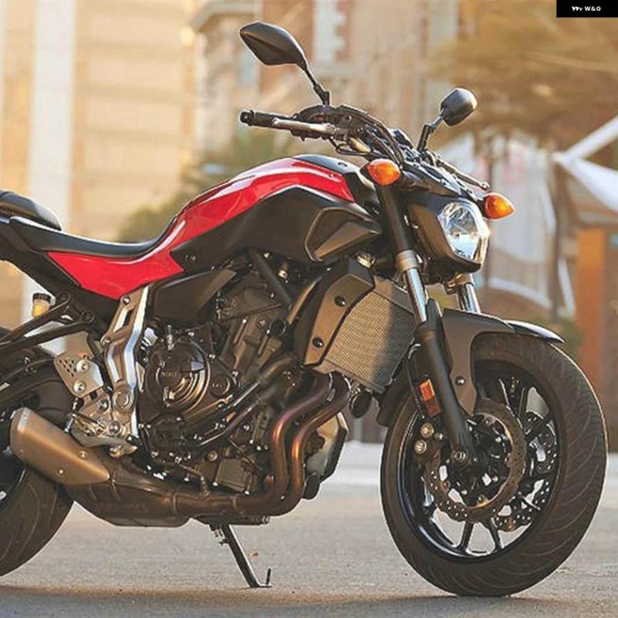 ブランド登録なし - 並行輸入品 ヤマハ MT-07 FZ-07 2012 - 17 向こう正面どろ除け フロントタイヤカバー フェアリング 炭素 マッドガード