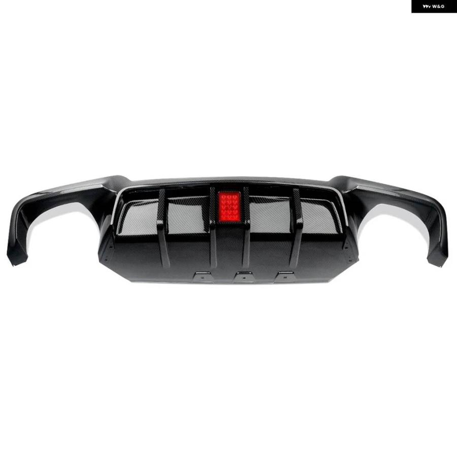 並行輸入品 LEDライトリア バンパー ディフューザー BMW 5シリーズ F10 Mスポーツ 528I 530I M5 2010-2016 バンパー リップスポの画像