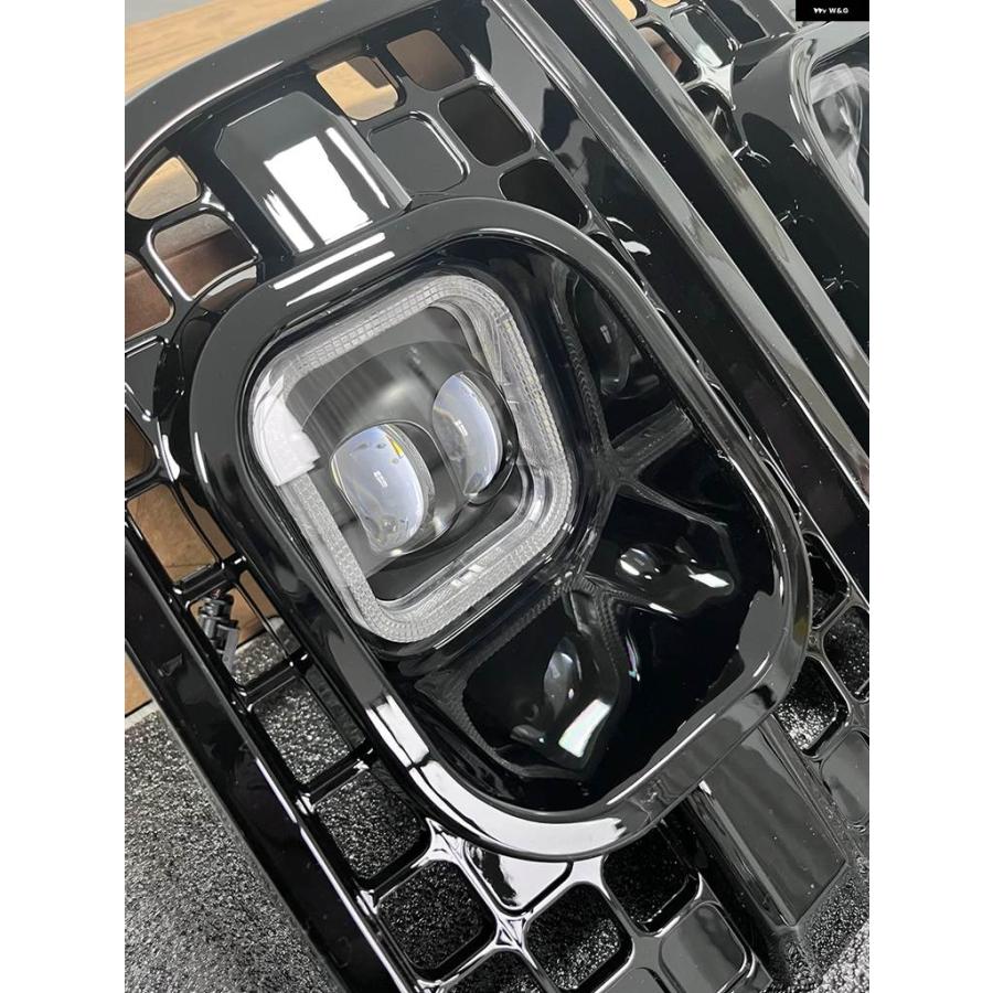 並行輸入品 ランドローバー ディフェンダー L663 2020-2024 90 110 130 LED フォグランプ デイタイム DRL グリル カバーの画像