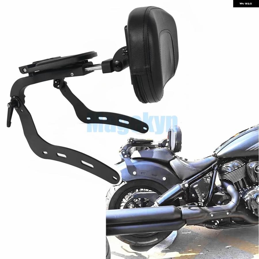 並行輸入品 インディアン チーフ ダークホース スーパーチーフ リミテッド スポーツチーフ バイク リアバックレスト シーシーバ_5