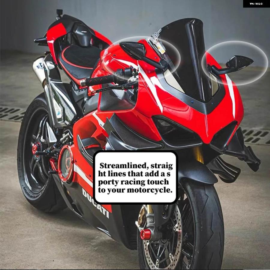並行輸入品 ドゥカティ PANIGALE V4S V4 PANIGALE V2 2018-2024 用 バイク ミラー LED ウィンカー シグナル 折りたたみ 式の画像