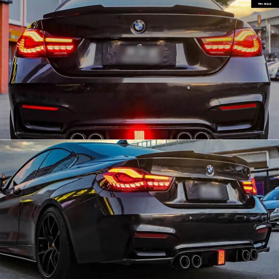 並行輸入品 BMW F32 F33 F36 F82 F83 M4用 LED テールライト LEDリア フォグランプ + ブレーキランプ + リバース +の画像