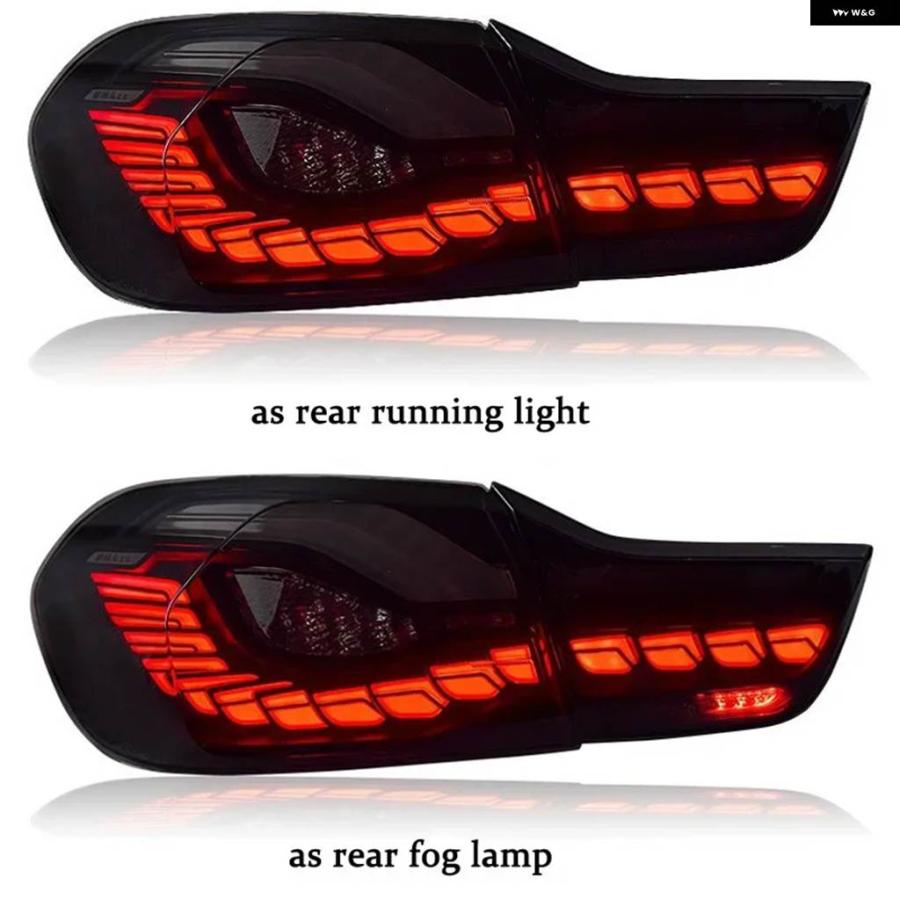 並行輸入品 BMW F32 F33 F36 F82 F83 M4用 LED テールライト LEDリア フォグランプ + ブレーキランプ + リバース +の画像