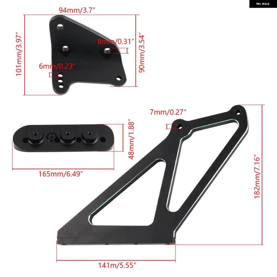 並行輸入品 リアハイ マウント リアウィング ブラケット ステーキット ホンダ シビック タイプR FL5車 2023 - 25 サプライパフォ_4