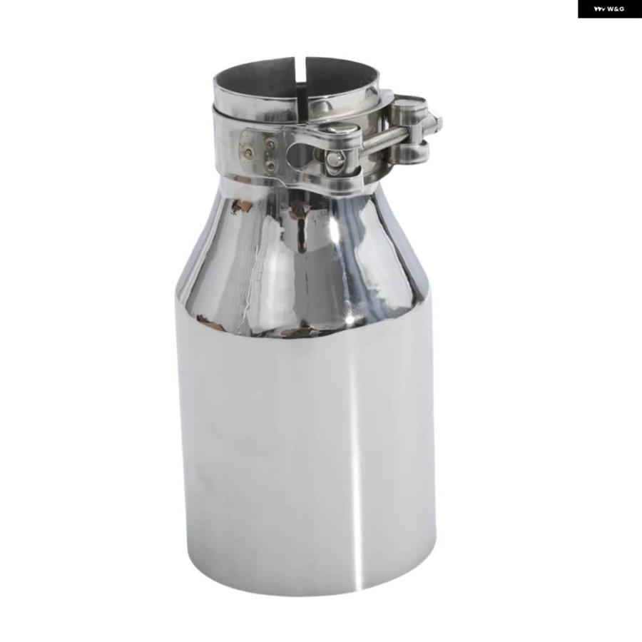 並行輸入品 1ピース ステンレス 排気 システム エンド パイプ カー排気 パイプ シングルストレートマフラーチップ 三菱_25