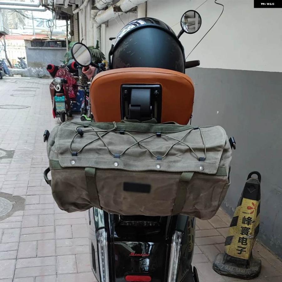 並行輸入品 バイクリアバッグ 防水 ライダーバッグ バイク品 ライディングバックシートバッグ GEバッグ キャリーバッグの画像