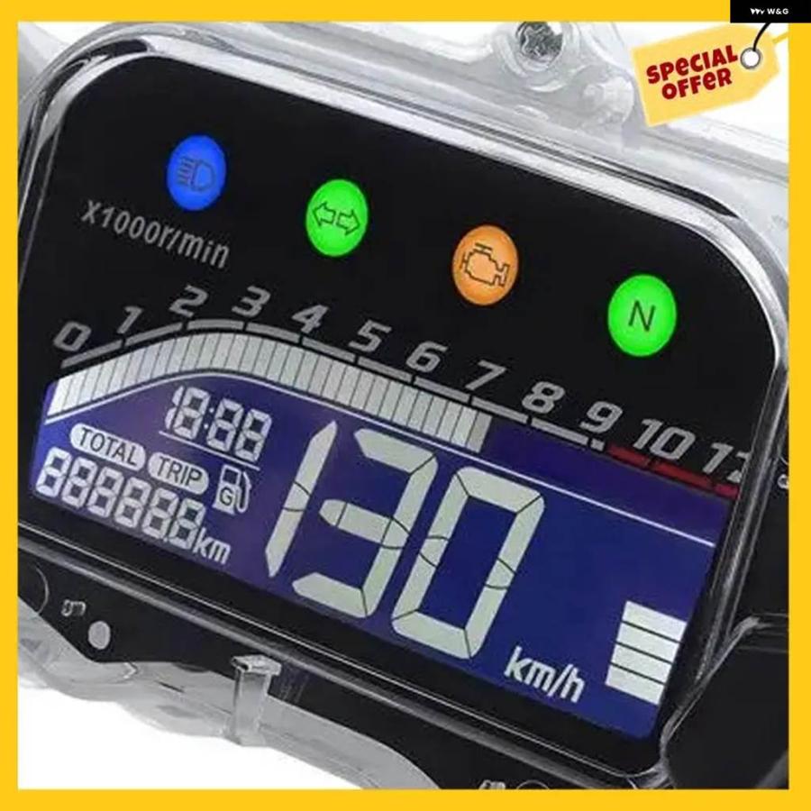 並行輸入品 A10U- オートバイ スピード メーター デジタル ディスプレイ LCD 計器 パネル ホンダ タイタン CG160 CG150用の画像
