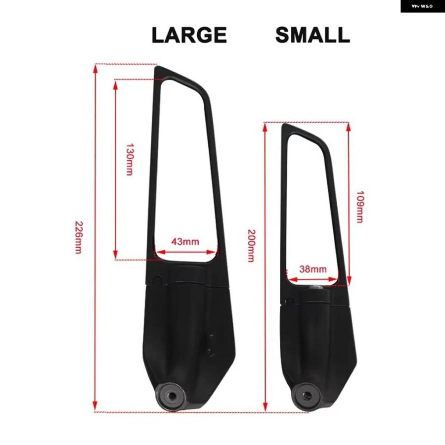 並行輸入品 ドゥカティ PANIGALE 1299 15-18 PANIGALE 959 16-20 PANIGALE V2 20-21 サイドミラー ウィングミラーの画像