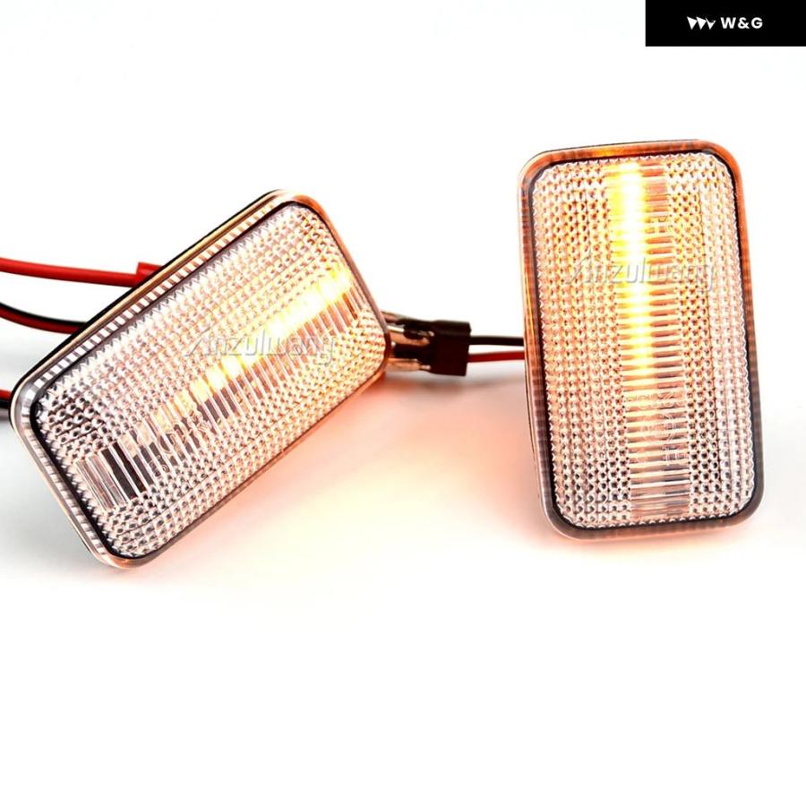 並行輸入品 2個 LED ダイナミックウィンカー サイド マーカーライト