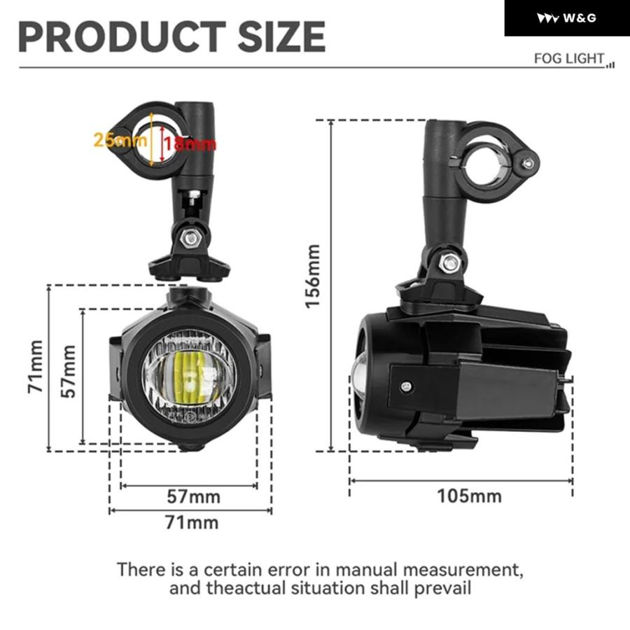 並行輸入品  オートバイ バイク フォグランプ 補助ランプ 明ライト BMW R1200GS F800GS F700GS F650_3