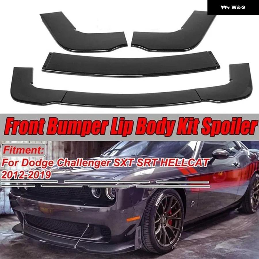 並行輸入品 3ピースフロントリップ ダッジ チャレンジャーSXT SRT
