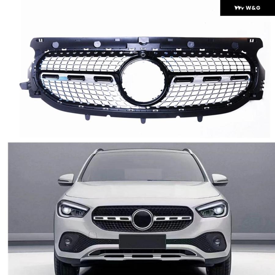 並行輸入品 フロント グリル メルセデス ベンツ GLA クラス 2020-2023