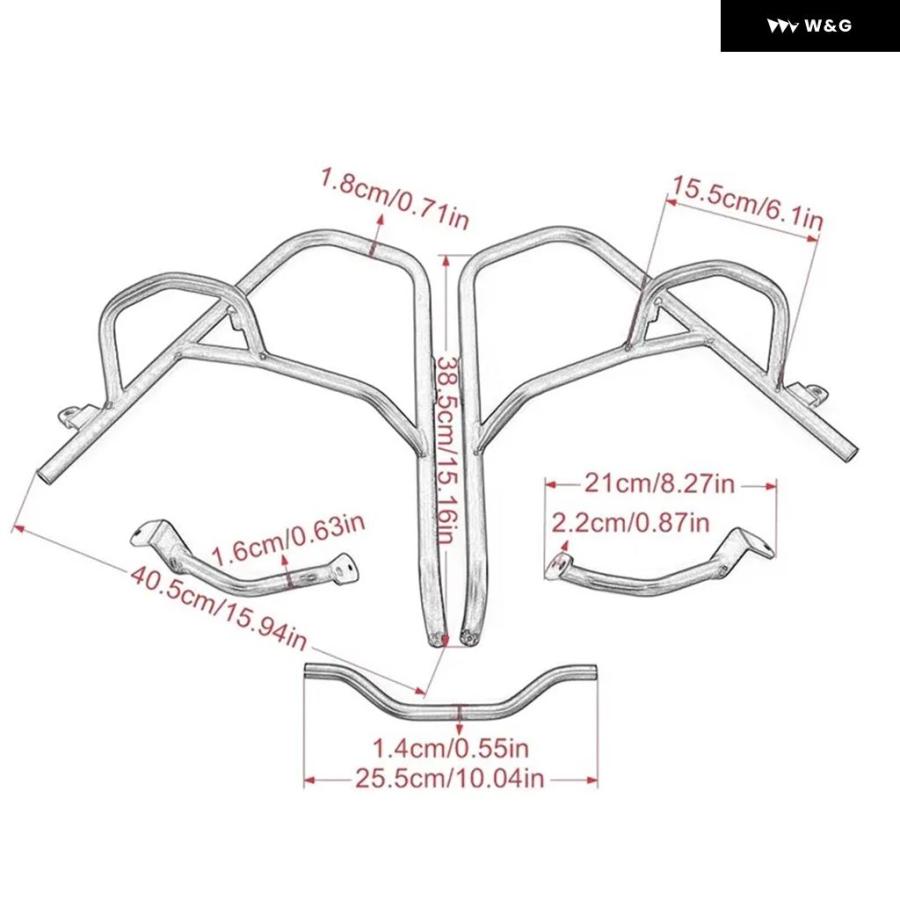 並行輸入品 オートバイ バイク フロント クラッシュ バー フレーム BMW C400X 2019-22 エンジン ガード バン