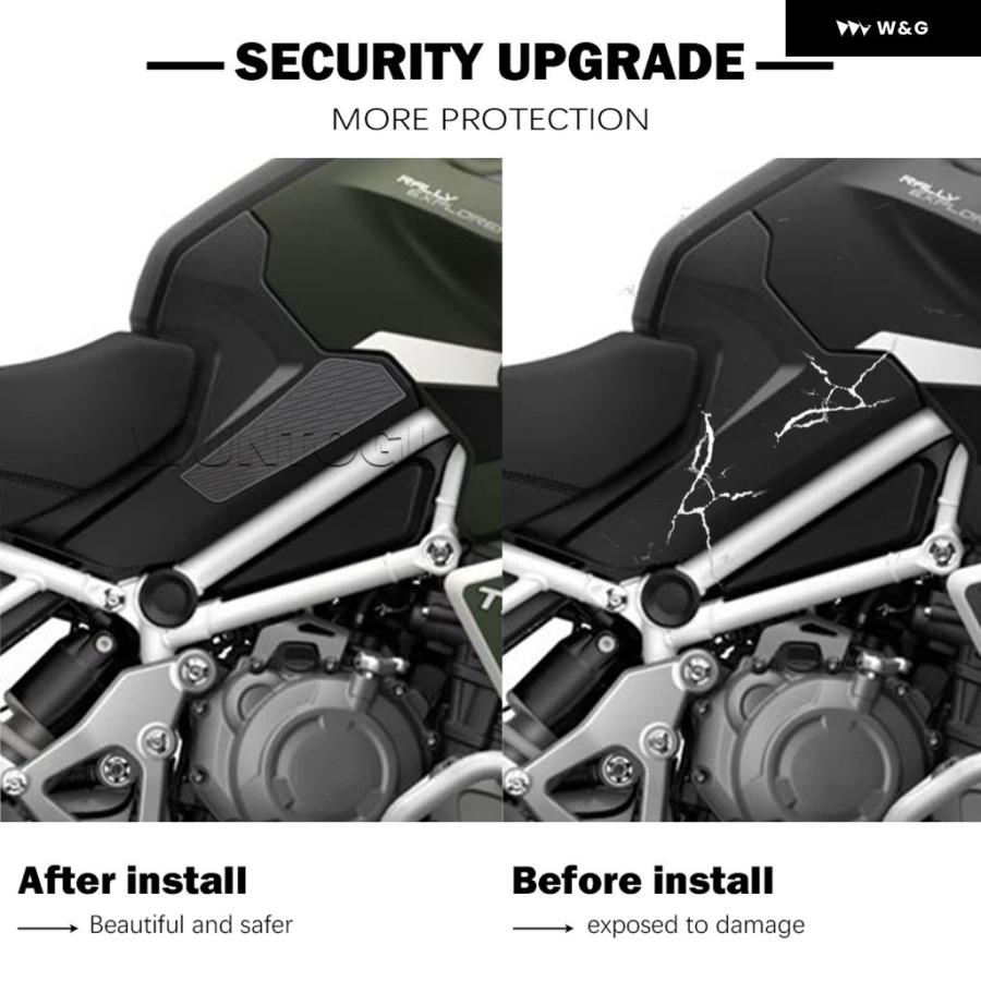 並行輸入品2022 TIGER 1200 GT EXPLORE TIGER1200 RALLY EXPLORER オートバイ バイク アクセサリー タンク パッド プロテクター ステッカー ニー グリッの画像