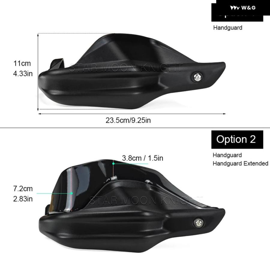 並行輸入品オートバイ バイク ハンドガード ホンダ NT1100 2021-24 アクセサリー ハンドガード エクステンション ハンドルバー ウインドシールドガードの画像