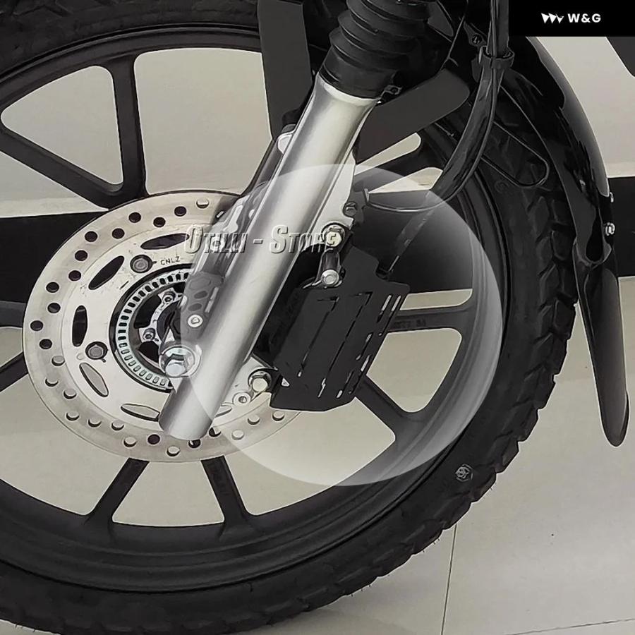 並行輸入品ホンダ クロスカブ 110 CC110 フォーク プロテクション 2023 2024 オートバイ バイク アクセサリー フロントホイール ディスクブレーキ キャの画像