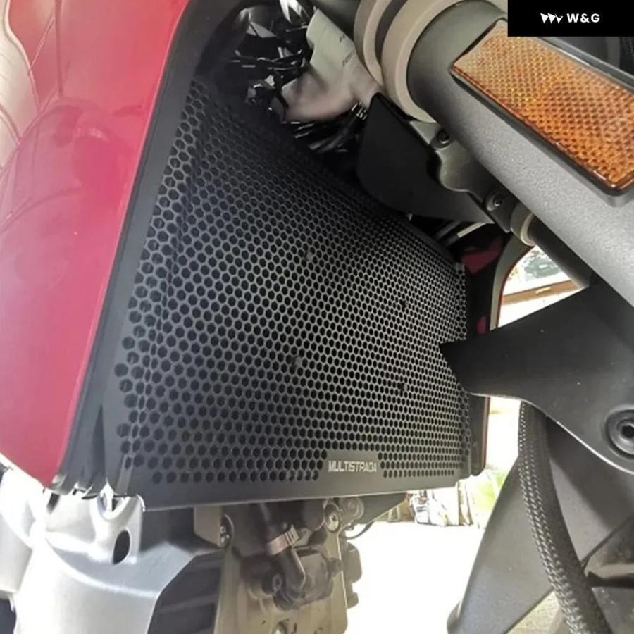 並行輸入品ドゥカティ ムルティストラーダ 950 1200 S D AIR 1260S 950S 1200S エンデューロ プロ オートバイ バイク ラジエーター オイルクーラー ガーの画像
