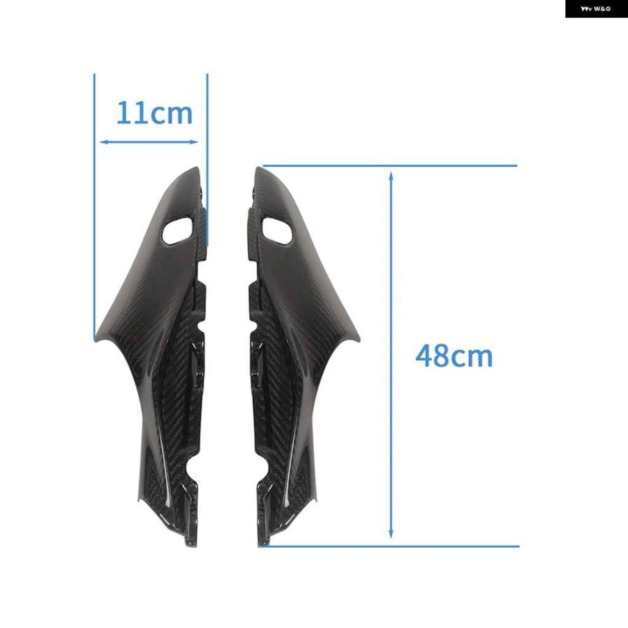 並行輸入品オートバイ バイク カーボン テールシートカバー サイド フェアリング リアカウル ヤマハ MT09 MT-09 TRACER 2021-23_6