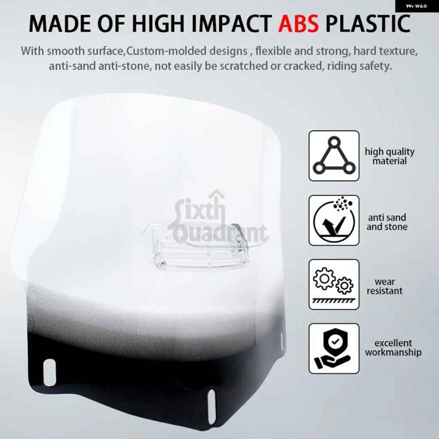 並行輸入品オートバイ バイク ABS プラスチック ウィンドスクリーン エアフローベント ホンダ ゴールドウイング オーディオ / コンフォート / ナビ GL18の画像