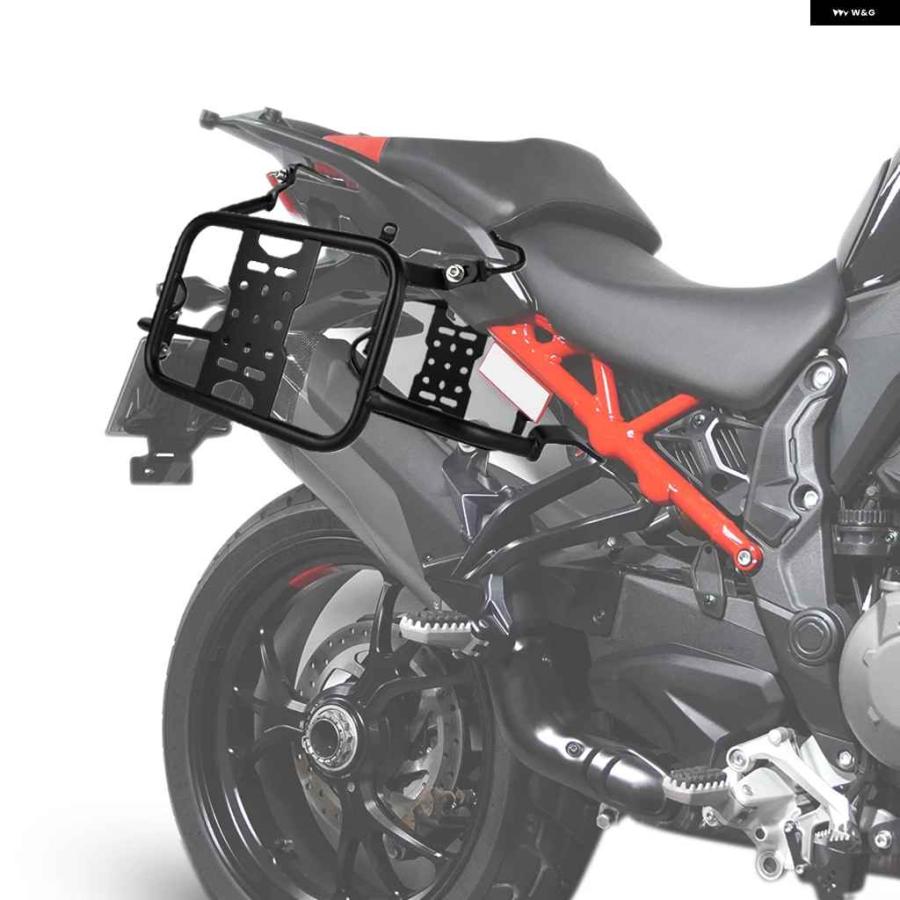 並行輸入品ドゥカティ ムルティストラーダ V4 / V4S / V4 RS / V4 パイクスピー / V4 ラリー オートバイ バイク サドルバッグ サポート バー ブラケット_4