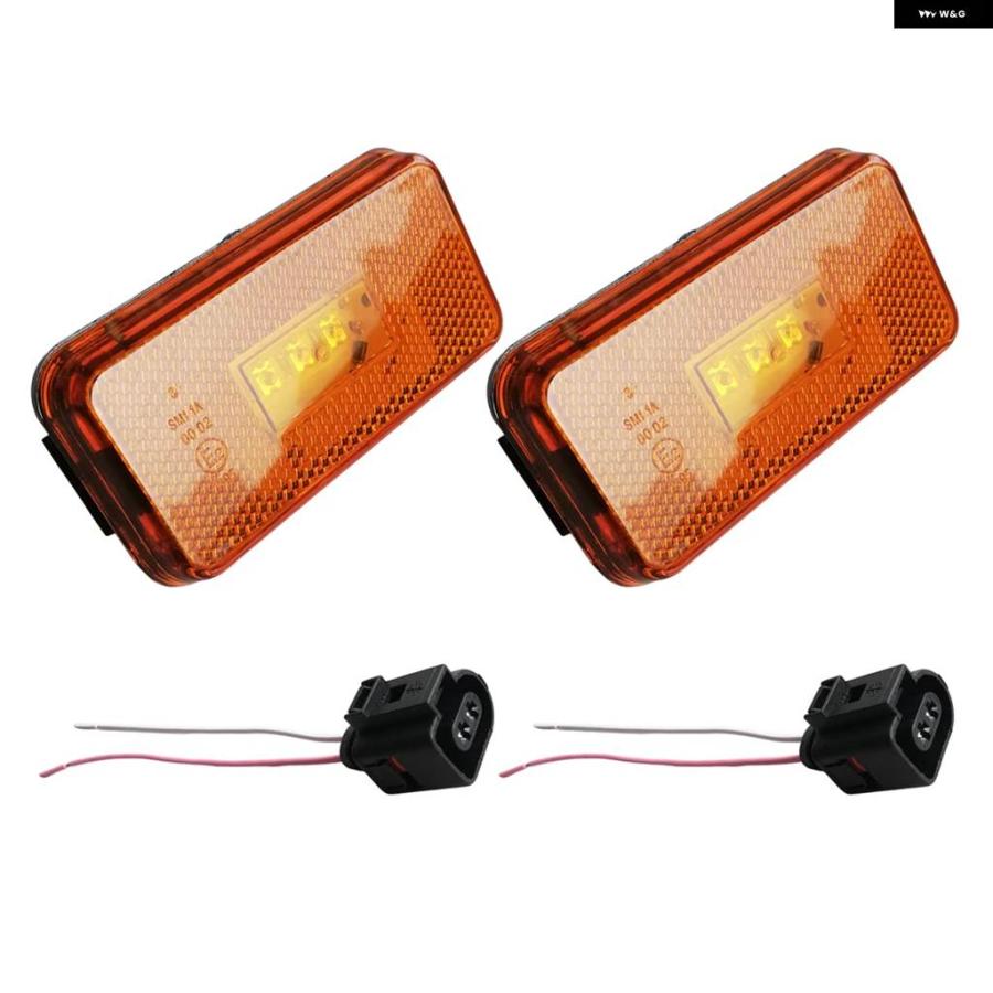 並行輸入品2個 サイド マーカーライト スカニア G P R トラック 24V