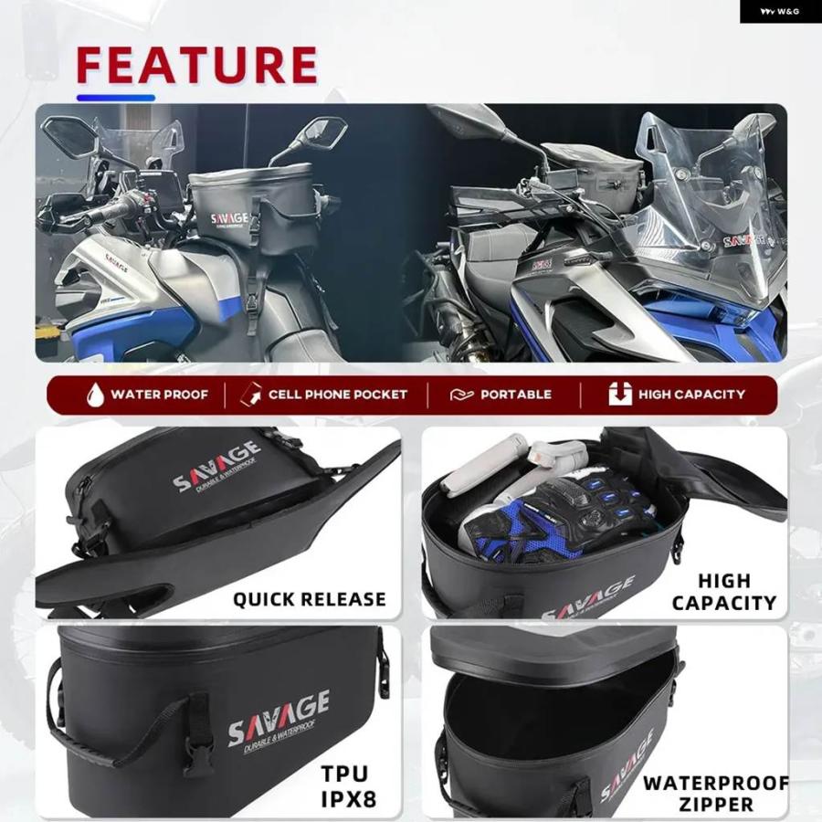 並行輸入品800MT-X バイク タンクバッグ キャリア CFMOTO 800MTX 800 MTX 700 MT 450MT IBEX 450 800 キャリア ツールバッグ 防水 バックパック_5