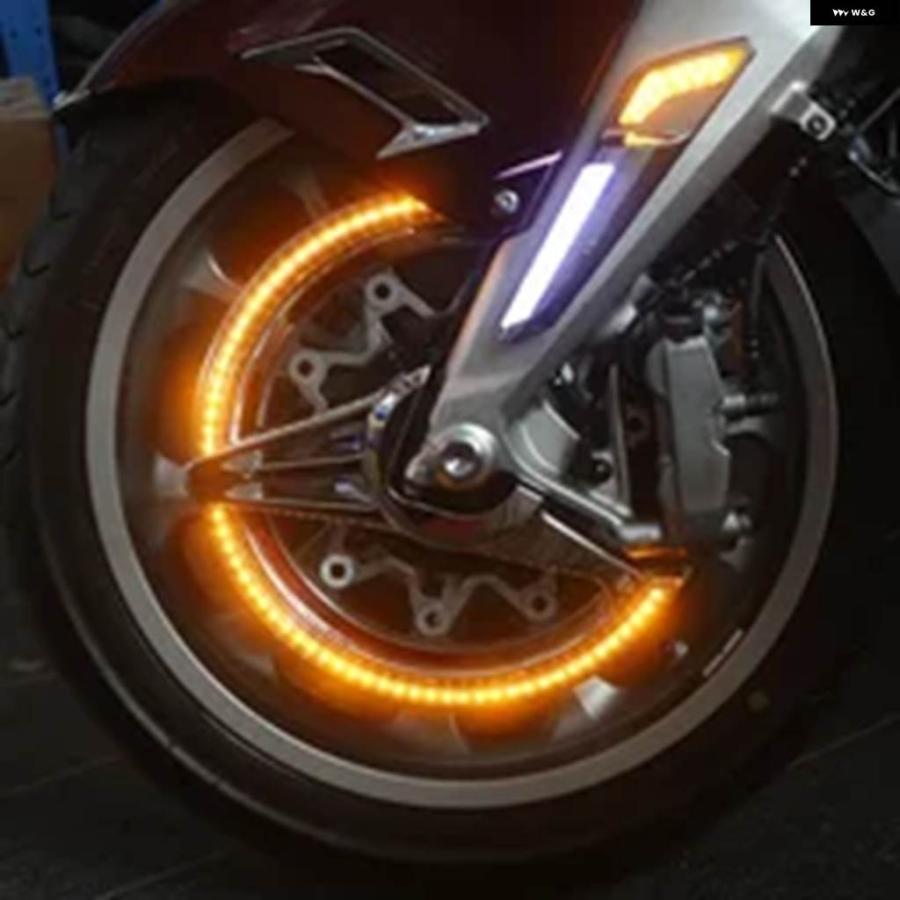 並行輸入品2018年2019年2020年 ホンダ GL1800ゴールドウィング バイク アクセサリーライト ブレーキディスク ローターカバー LEDコーナリングランプ_6