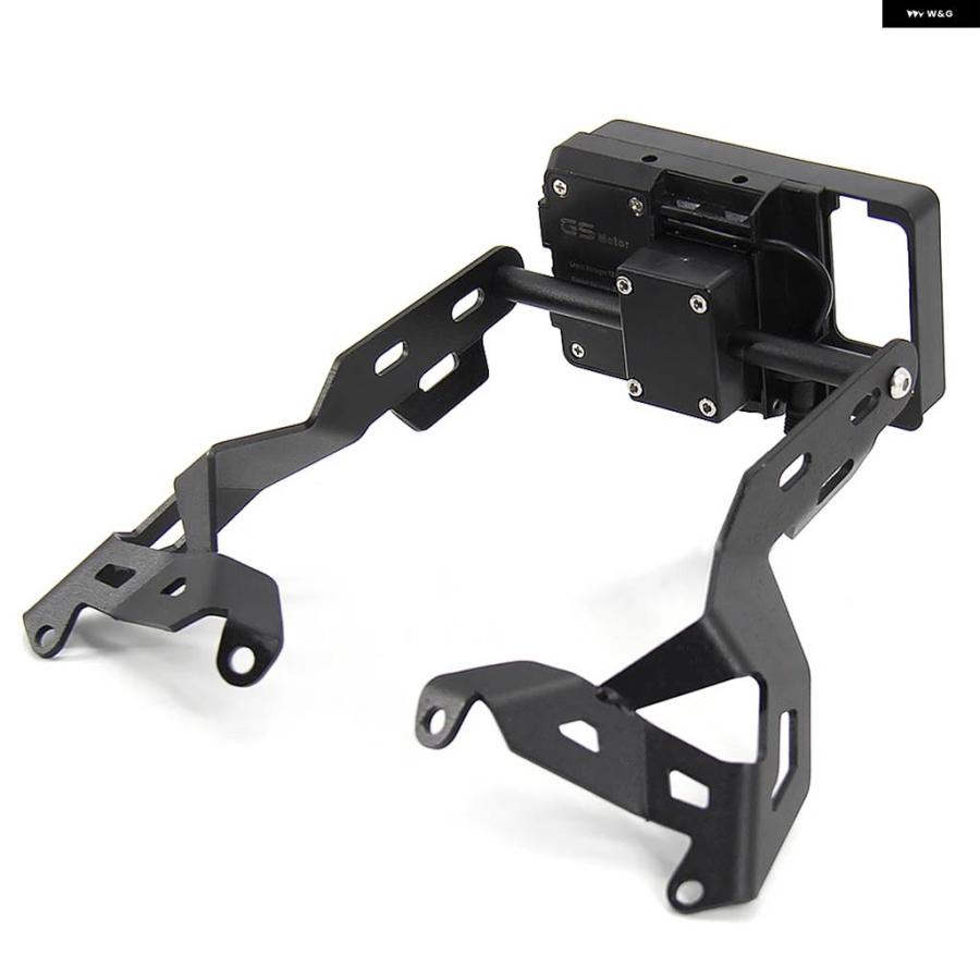 並行輸入品バイク フロント電話台 ホルダー GPS マウント ナビガトンプレート ブラケット 2016-2017 タイガー800 XRX 2015用_7