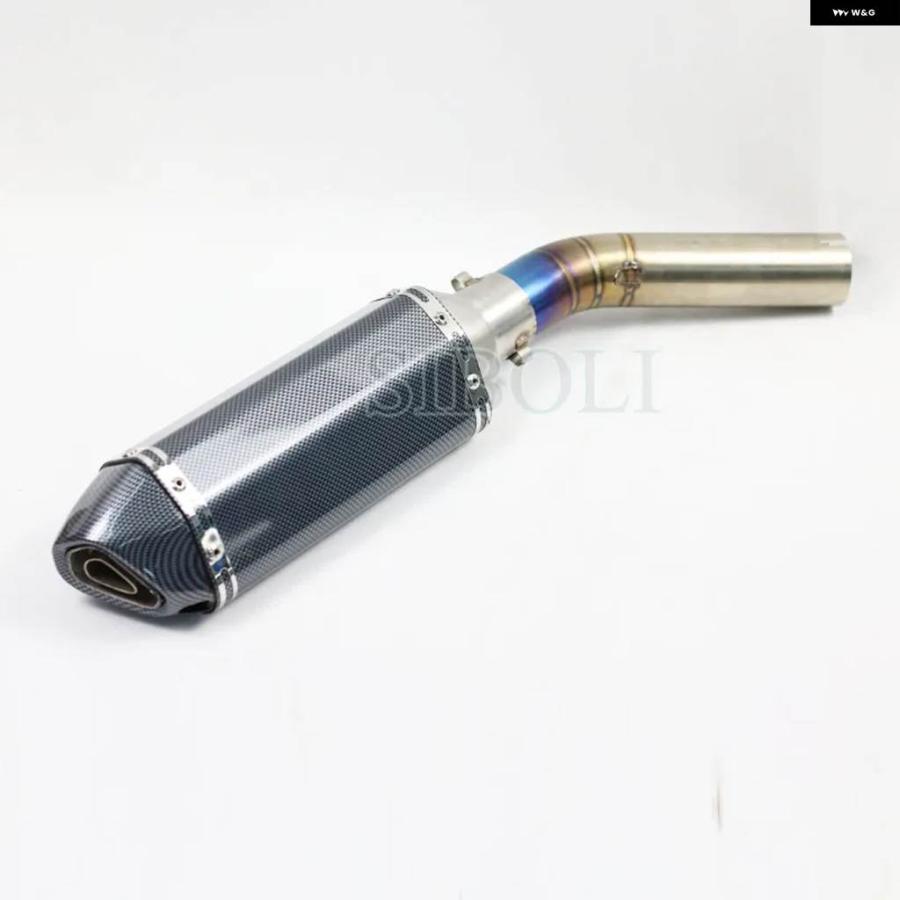 並行輸入品700 800 K6 K7 K8 バイク 排気 ブルーリンク ミドル パイプ スズキ GSXR600 GSXR700 800 スリップオン チューブ AK110の画像