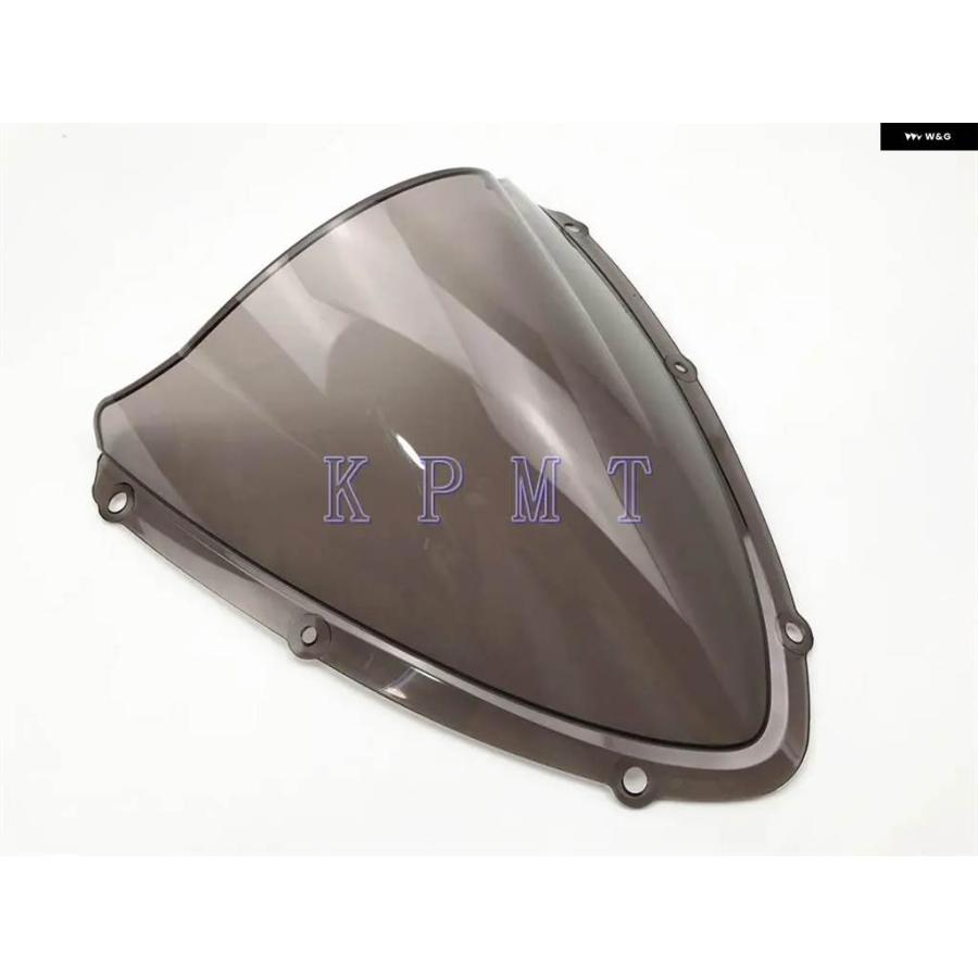 並行輸入品スズキ 750 R GSXR600 GSXR750 600R 750R K8 2008 2009 2010 08 09 10 フロントガラス ブラック ダブルバブルの画像