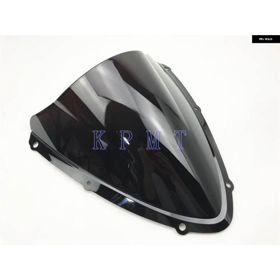 並行輸入品スズキ 750 R GSXR600 GSXR750 600R 750R K8 2008 2009 2010 08 09 10 フロントガラス ブラック ダブルバブルの画像