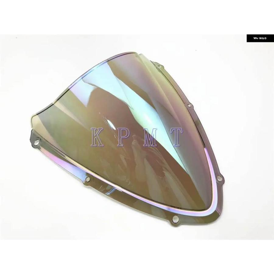 並行輸入品スズキ 750 R GSXR600 GSXR750 600R 750R K8 2008 2009 2010 08 09 10 フロントガラス ブラック ダブルバブルの画像