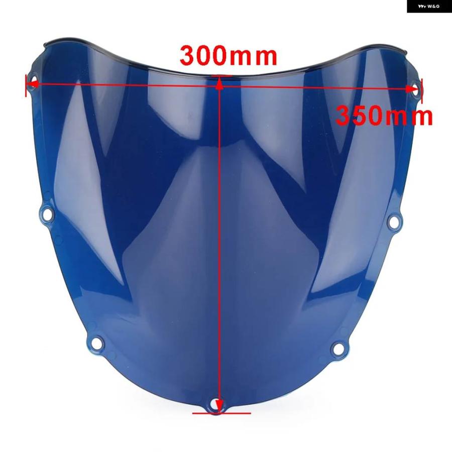 並行輸入品2002年式2003年式 バイク フロントガラス ホンダ CBR 954 RR 02 03用 ダブルバブル フロントシールド ABS プラスチック_9