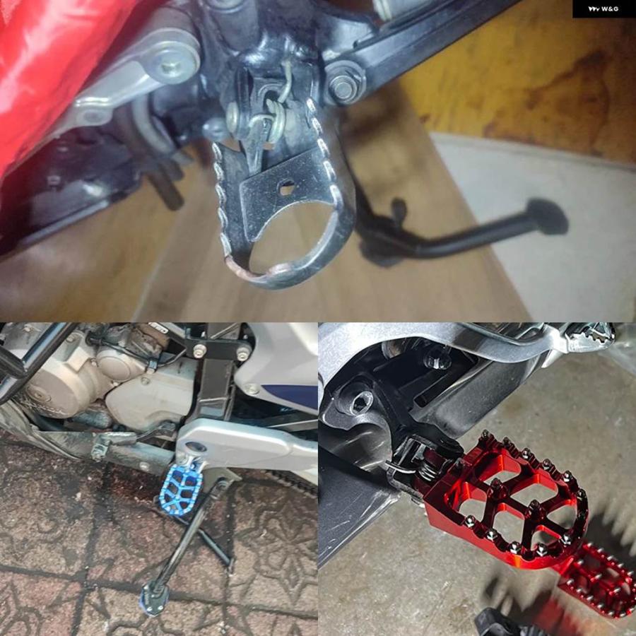 並行輸入品ホンダ CRF1000L CRF1100Lアフリカ用 ツイン CRF1100 CRF1000 L バイク アクセサリー フットレスト フットペグ ペダルの画像