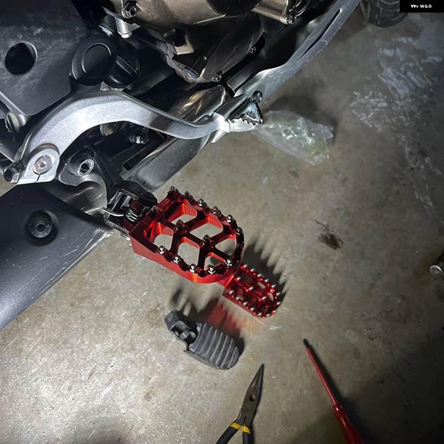 並行輸入品ホンダ CRF1000L CRF1100Lアフリカ用 ツイン CRF1100 CRF1000 L バイク アクセサリー フットレスト フットペグ ペダルの画像