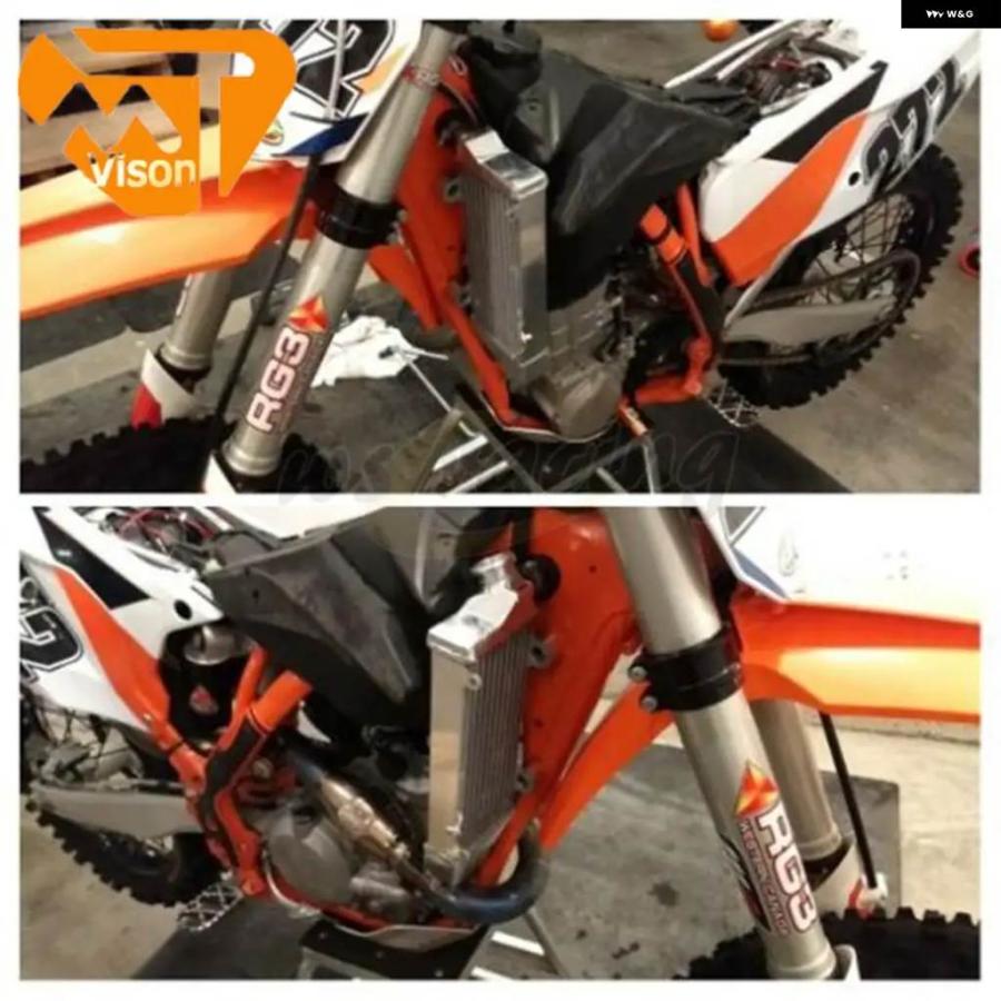 並行輸入品 バイク 冷却ウォータータンク ラジエーター クーラー KTM SX SXF XCF 125-450 16-18 XCW SX XC EXCF 150 250 300 2017-2018_1