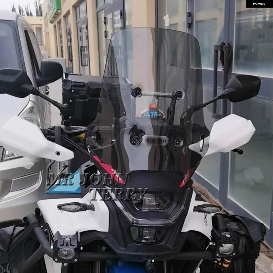 並行輸入品 CFMOTO 450MT 450 MT 450 IBEX 450 2024 バイク フロントガラス バイザー ウィンドスクリーン ディフレクター キット_9