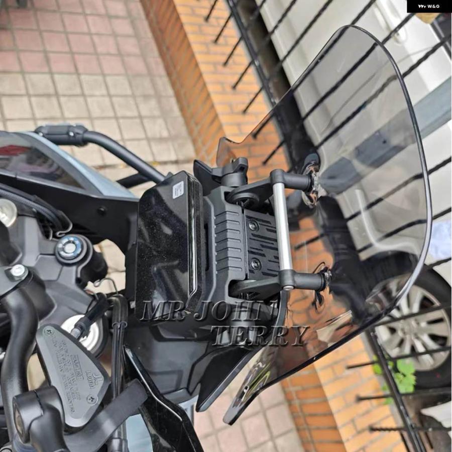並行輸入品 CFMOTO 450MT 450 MT 450 IBEX 450 2024 バイク フロントガラス バイザー ウィンドスクリーン ディフレクター キット_11