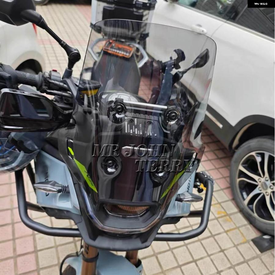 並行輸入品 CFMOTO 450MT 450 MT 450 IBEX 450 2024 バイク フロントガラス バイザー ウィンドスクリーン ディフレクター キット_12
