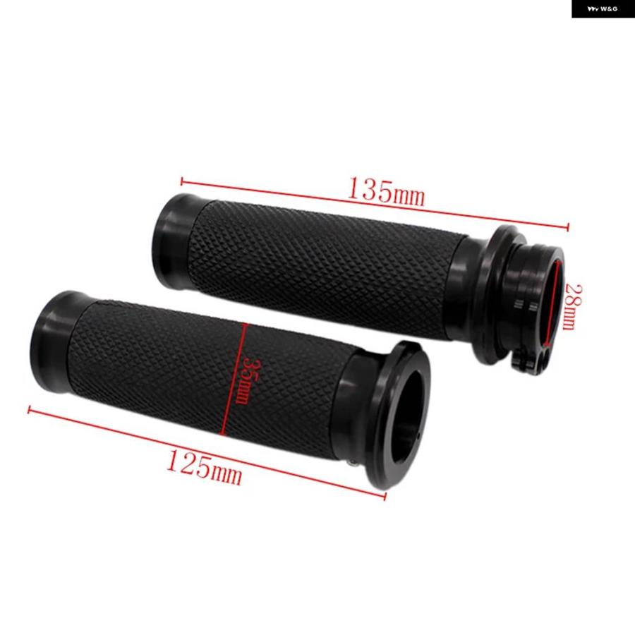 並行輸入品 ノードソン 1インチ 25MM バイク モトクロス ハンド グリップ ハーレー スポーツスター 883 1200 XL ソフテール ツーリング ダの画像