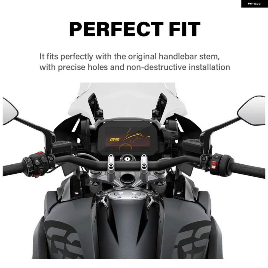 並行輸入品 BMW R1200GS LC R1200GS ADVENTURE ADV R1250GS S1000XR ハンドルバー ライザー クランプ エクステンション ステアリングホイーの画像