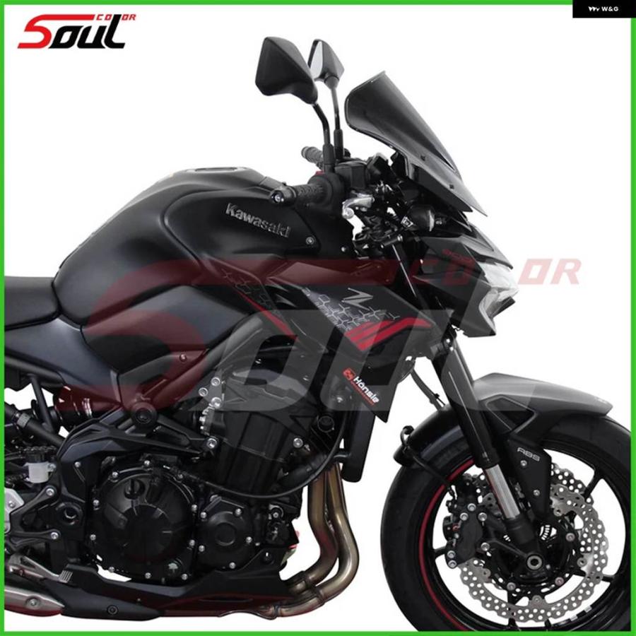 並行輸入品 カワサキ Z650 2020 2021 2022 ダブルバブル バイク スポーツ フロントガラス バイザー フロントガラス_5