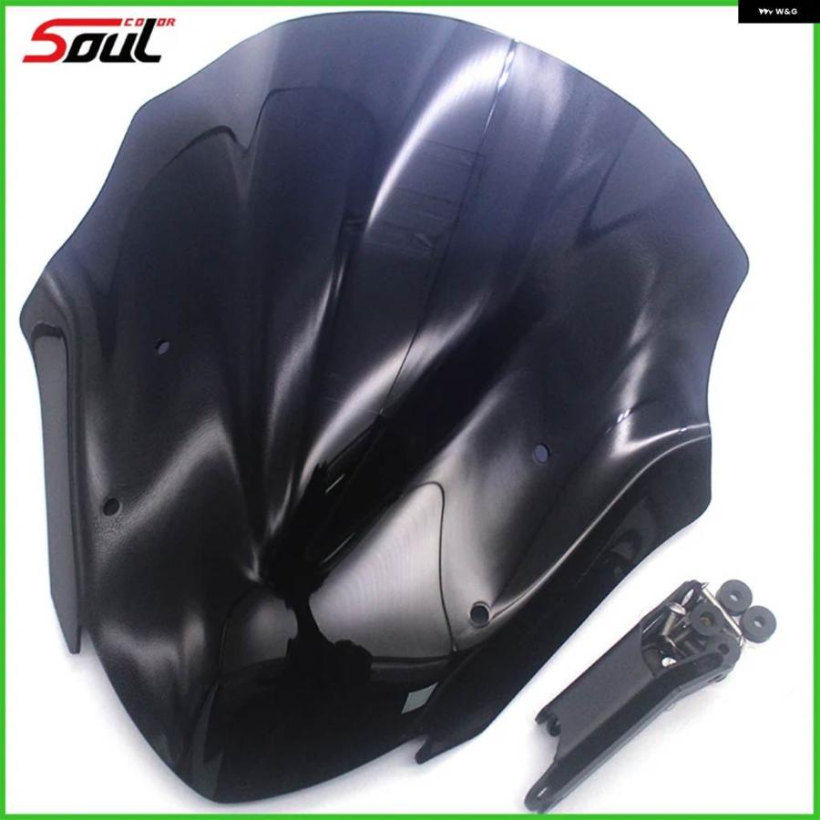 並行輸入品 カワサキ Z650 2020 2021 2022 ダブルバブル バイク スポーツ フロントガラス バイザー フロントガラス_6