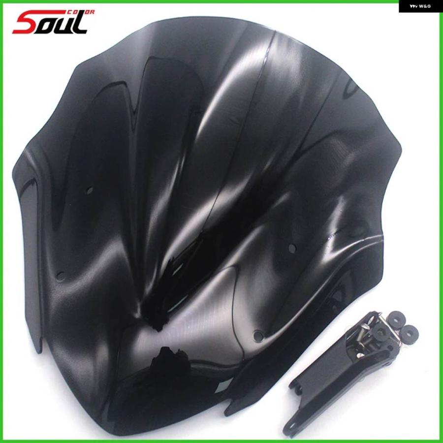 並行輸入品 カワサキ Z650 2020 2021 2022 ダブルバブル バイク スポーツ フロントガラス バイザー フロントガラス_7