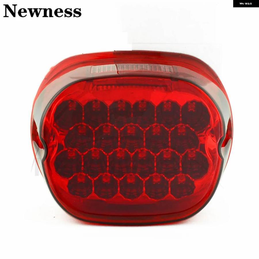 並行輸入品 バイク レッドクリスタル LED テールエンドライト ハーレー ダビッドシオンツーリング FLHT スポースター883 XL1200の画像