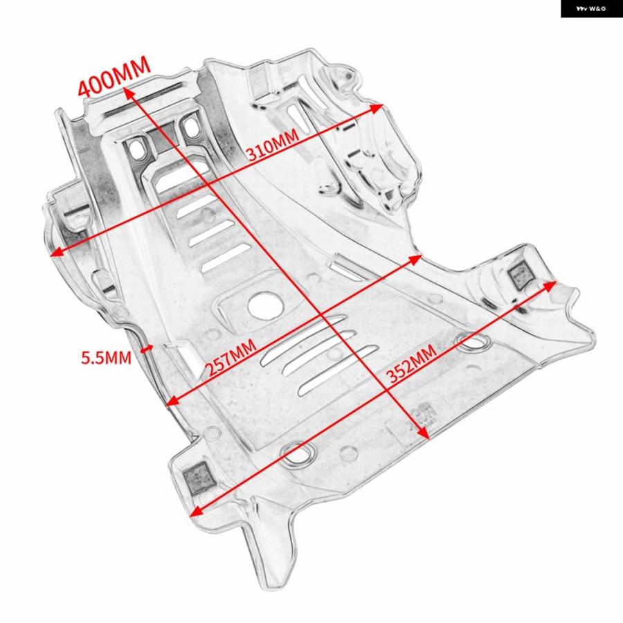 並行輸入品 CRF300 CRF300Lスキッドプレート エンジン ガード ホンダ CRF 300L 300L 2023 2024 オートバイ アンダー エンジンの画像